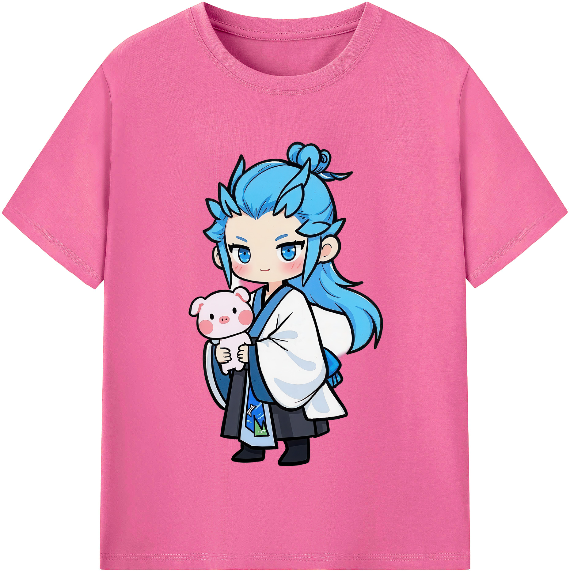 （画像用） Ne Zha 2 ナタ 魔童の大暴れ レディースカジュアルプリントTシャツ（綿100％）